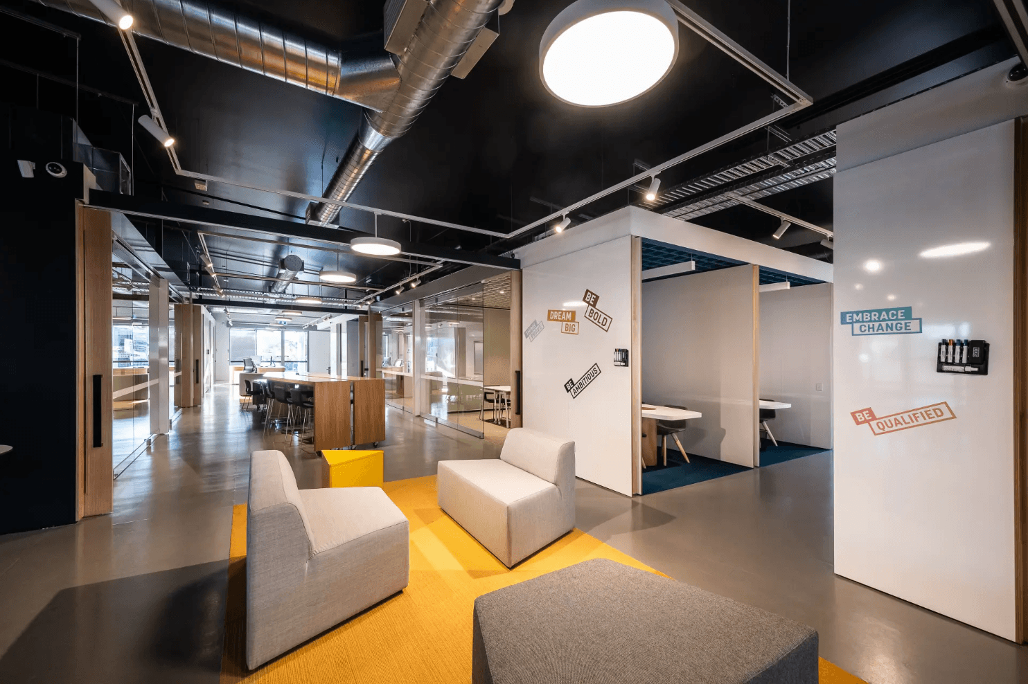 Furniture selection in an office fitout design and planning project