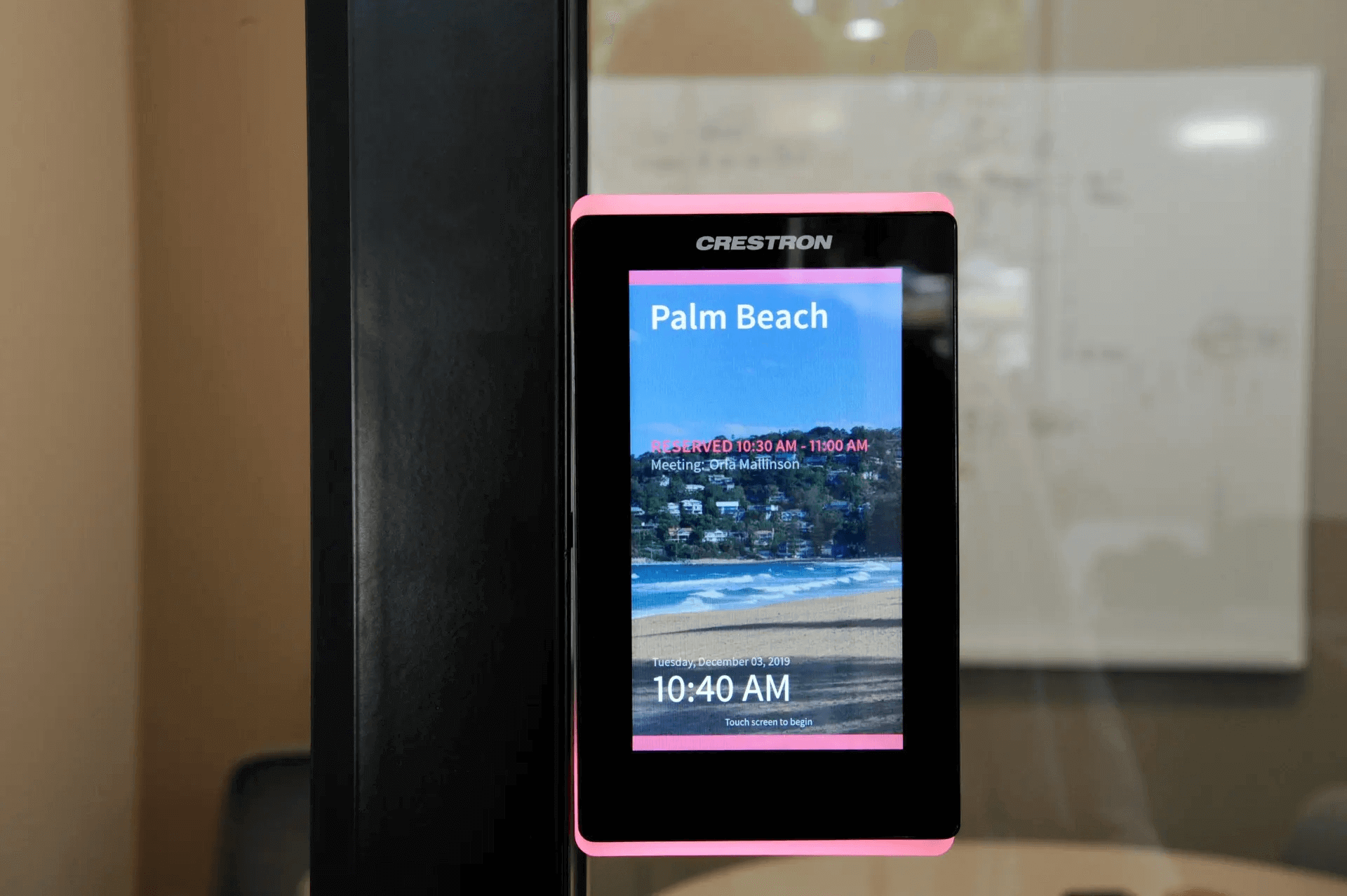 Smart technology integration with room booking systems in modern office