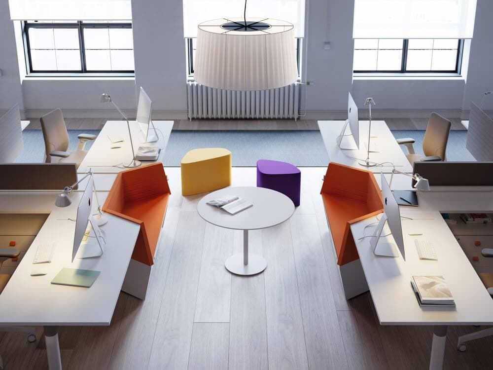 Ergonomic furniture including adjustable chairs and sit-stand desks